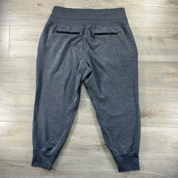 Athleta Women's Large Venice Jogger High Rise Pants Gray Pockets Workout Yoga - Picture 4 of 14